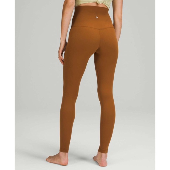 lululemon athletica Pants - Lululemon Align Super-High-Rise Pant 28" Copper Brown Size 4